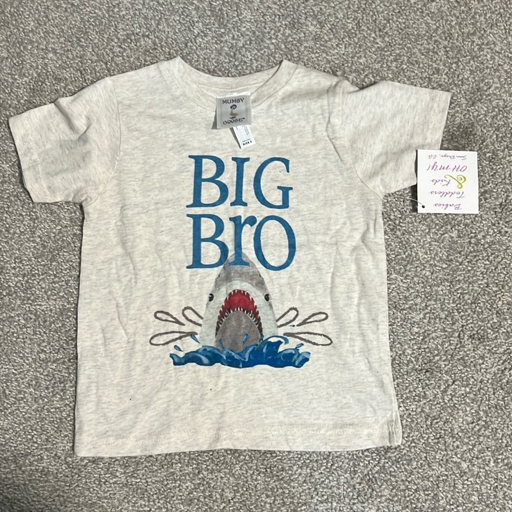 2T Big Bro Shark Shirt